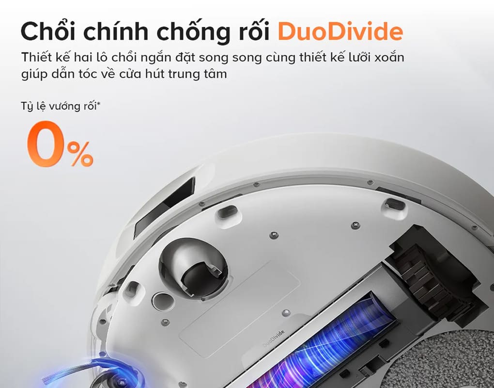 Robot hút bụi lau nhà Roborock Qrevo Edge 5V1 - Đen/Trắng